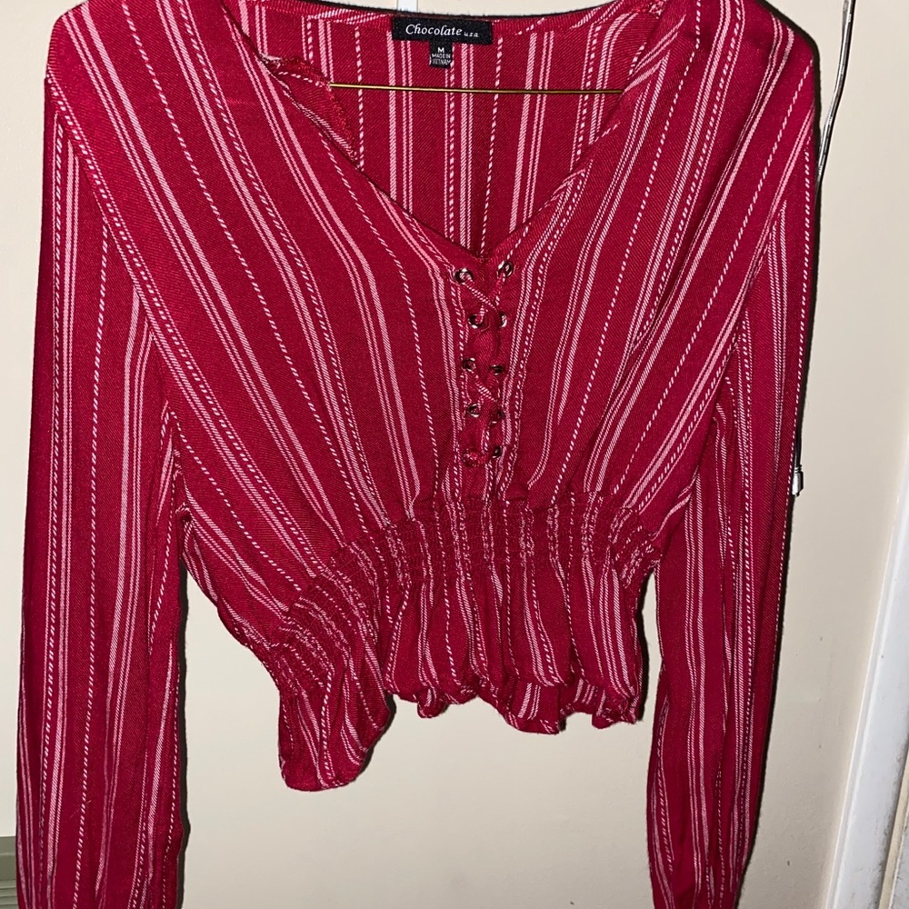 Long sleeve crop top size medium from forever 21